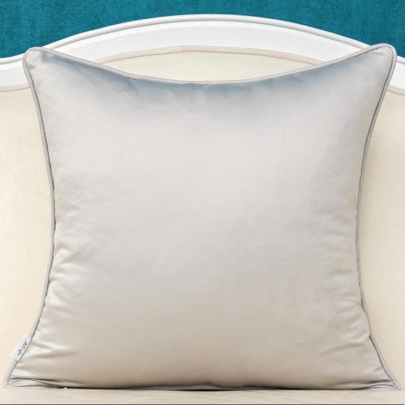 Luxury Home | Velvet Jacquard Chevron Pillow Cover - Picture 2 of 6